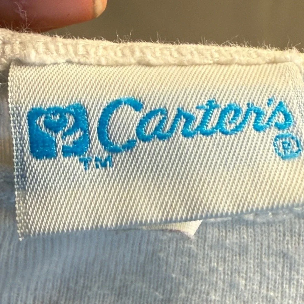Vintage‎ Carter's One Piece White Size 19–26 Lb 80s Retro Classic USA Minimalist